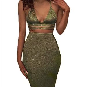 Halter top Party outfit